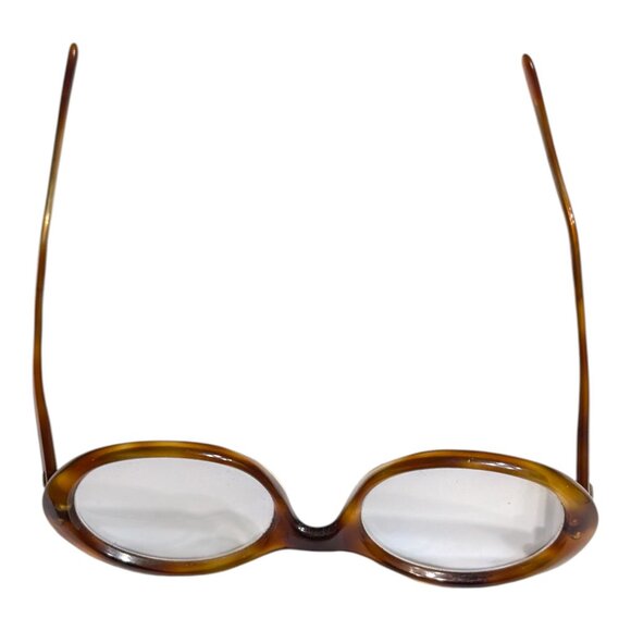 Vintage 1960s Kids Small Tortoiseshell Oval Eyeglass Frames 48-88mm - Picture 3 of 8
